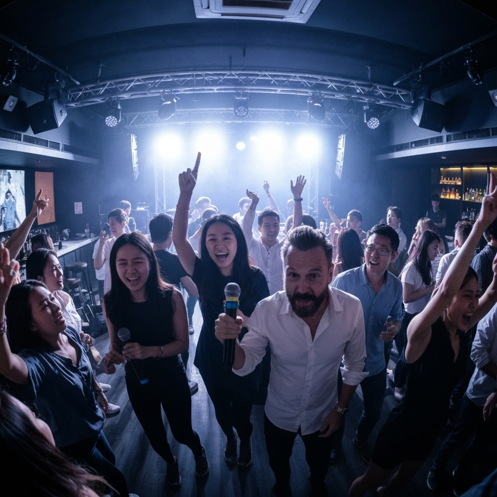 Noite de karaoke